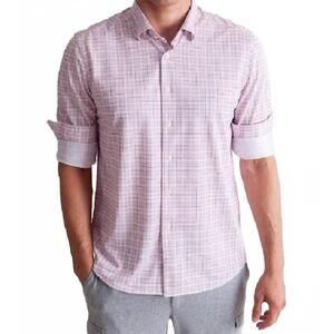 NEW BUKI jensey plaid pattern shirt in blush